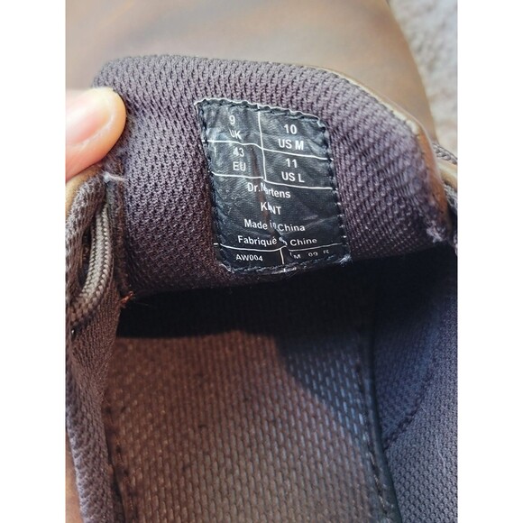 Dr MARTENS KENT Derby Shoe Brown Leather Casual Oxford US Size 10 UK 9 0015 - Picture 8 of 8